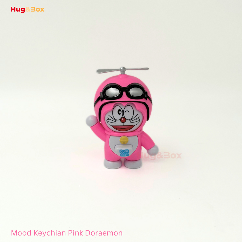 Mood Keychain Doraemon Pink